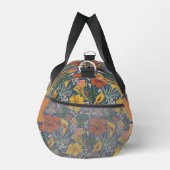 Tropischer Hibiskus Monogramm – Helles Reisegesche Duffle Bag (Rechts)