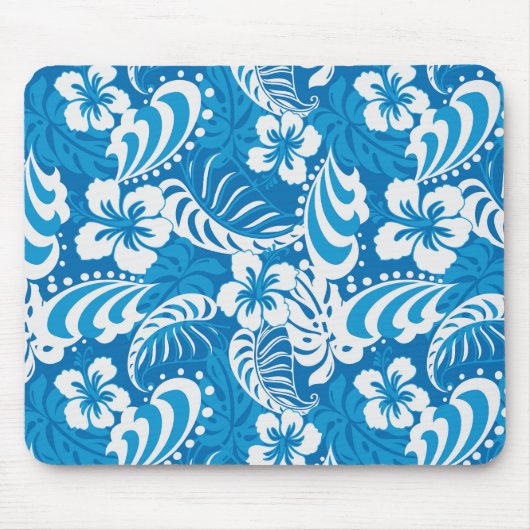 Tropischer Hibiskus Mousepad (Vorne)
