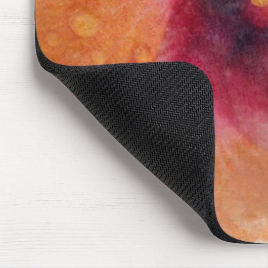 Tropischer Hibiskus Mousepad (Ecke)
