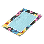 Tropischer Hibiskus Notizblock (angewinkelt)