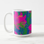 Tropischer Hibiskus Philodendron Tropical Kaffeetasse (Links)