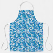 Tropischer Hibiskus Schürze (Vorderseite)