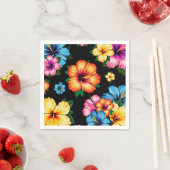 Tropischer Hibiskus Serviette (Beispiel)