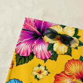 Tropischer Hibiskus Strandtuch (Beispiel)