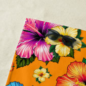 Tropischer Hibiskus Strandtuch (Beispiel)