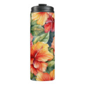 TROPISCHER HIBISKUS THERMOSBECHER (Vorderseite)