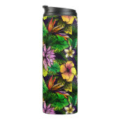 Tropischer Hibiskus Thermosbecher (Nach rechts gedreht)