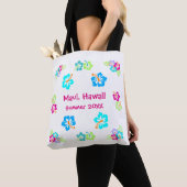 Tropischer Hibiskus - Totbeutel Tasche (Von Nahem)