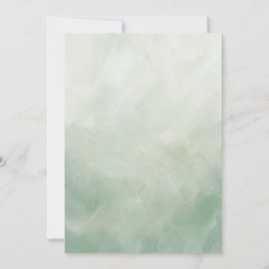 Tropischer Hibiskus und Blattfarben Einladung (Rückseite)