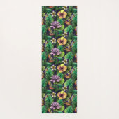 Tropischer Hibiskus Yogamatte (Rückseite)