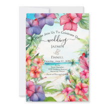 Tropischer Hibiskusstrand