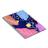 Tropischer Hintergrund mit Dschungel-Pflanze. Palm Notizblock (Rechte Seite)