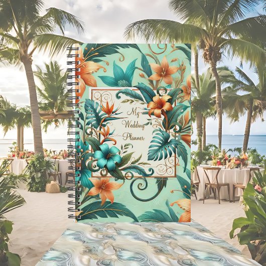 Tropischer Hochzeitsplaner Planer