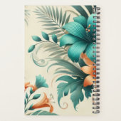 Tropischer Hochzeitsplaner Planer (Rückseite)