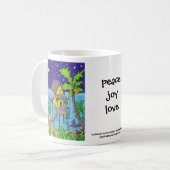 Tropischer Holiday Cup Kaffeetasse (Vorderseite Links)