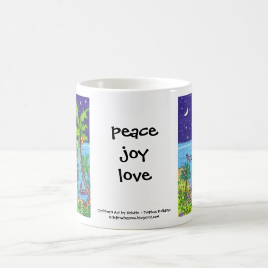 Tropischer Holiday Cup Kaffeetasse (Mittel)