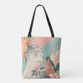 Tropischer Hummer mit Namen Tasche (Rückseite)