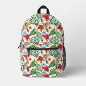 Tropischer Hummingvogel Bedruckter Rucksack (Vorderseite)