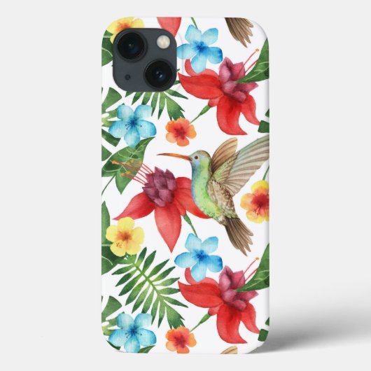 Tropischer Hummingvogel Case-Mate iPhone Hülle (Rückseite)