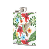 Tropischer Hummingvogel Flachmann (Links)