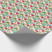 Tropischer Hummingvogel Geschenkpapier (Ecke)