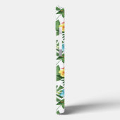 Tropischer Hummingvogel | Monogramm Case-Mate iPhone Hülle (Rückseite / Links)