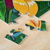 Tropischer Hummingvogel Puzzle (Seite)