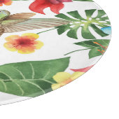 Tropischer Hummingvogel Schneidebrett (Ecke)