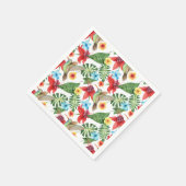 Tropischer Hummingvogel Serviette (Ecke)