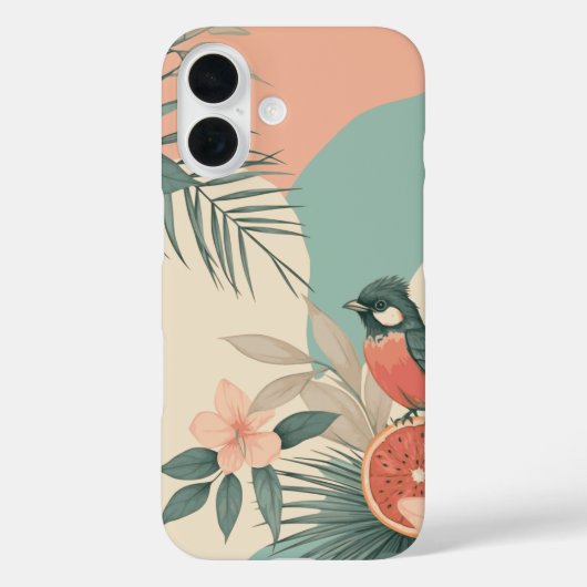 Tropischer Hummvogel Case-Mate iPhone Hülle (Rückseite)