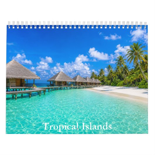 Tropischer Inseln Kalender (Titelbild)