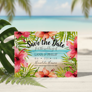 Tropischer Inselparadiesstrand Save The Date