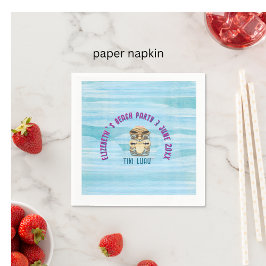 Tropischer Inselstrand Tii luau Serviette