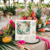 Tropischer Iridescance Cocktail Serviette