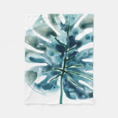 Tropischer Jewel Palm Fleecedecke (Vorderseite)