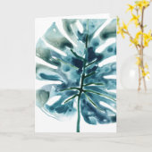 Tropischer Jewel Palm Karte (Gelbe Blume)