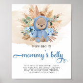 Tropischer Junge Teddy Bär Wie groß ist Mama's Bau Poster (Vorne)