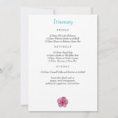 Tropischer Junggeselinnen-Abschied mit Pina Colada Einladung (Rückseite)