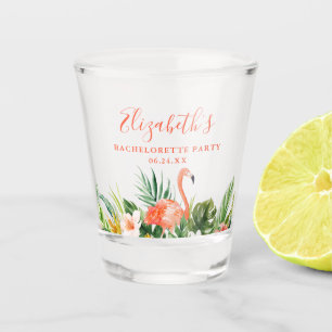 Tropischer Junggeselinnen-Abschied Schnapsglas