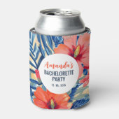 Tropischer Junggeselinnen-Abschied Sommermuster Bl Dosenkühler (Kanne Vorderseite)