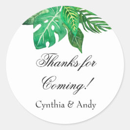 Tropischer Jungle-Liebeskleber | Custom Stickers