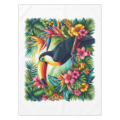 Tropischer/Jungle-Tukan-Vogel Tischdecke (Vorderseite)