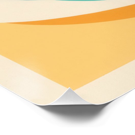 Tropischer Kaffee Poster (Ecke)