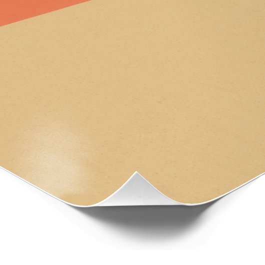 Tropischer Kaffee Poster (Ecke)