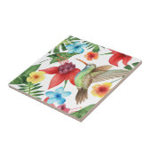 Tropischer Kolibri Fliese (Seite)