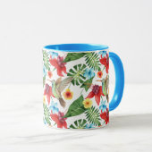 Tropischer Kolibri Tasse (VorderseiteRechts)