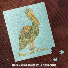 Tropischer Kranich Puzzle