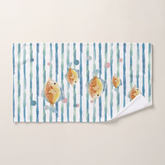 TROPISCHER KÜSTENFANG, KÜSTENBRICHT, STRAND BADHANDTUCH SET (Handtuch)