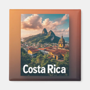 Tropischer Küstenort Costa Rica Magnet