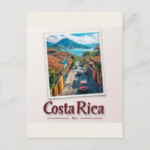 Tropischer Küstenort Costa Rica Postkarte